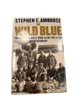 Wild Blue Ambrose  WWll  Aviation Book Set Book Memphis Belle Memoir Hardcover